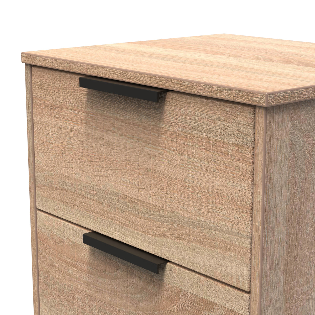 Nashville 2 Drawer Bedside Cabinet