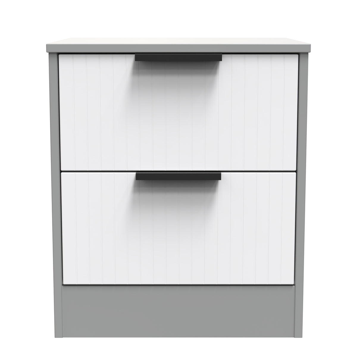 Nashville 2 Drawer Bedside Cabinet