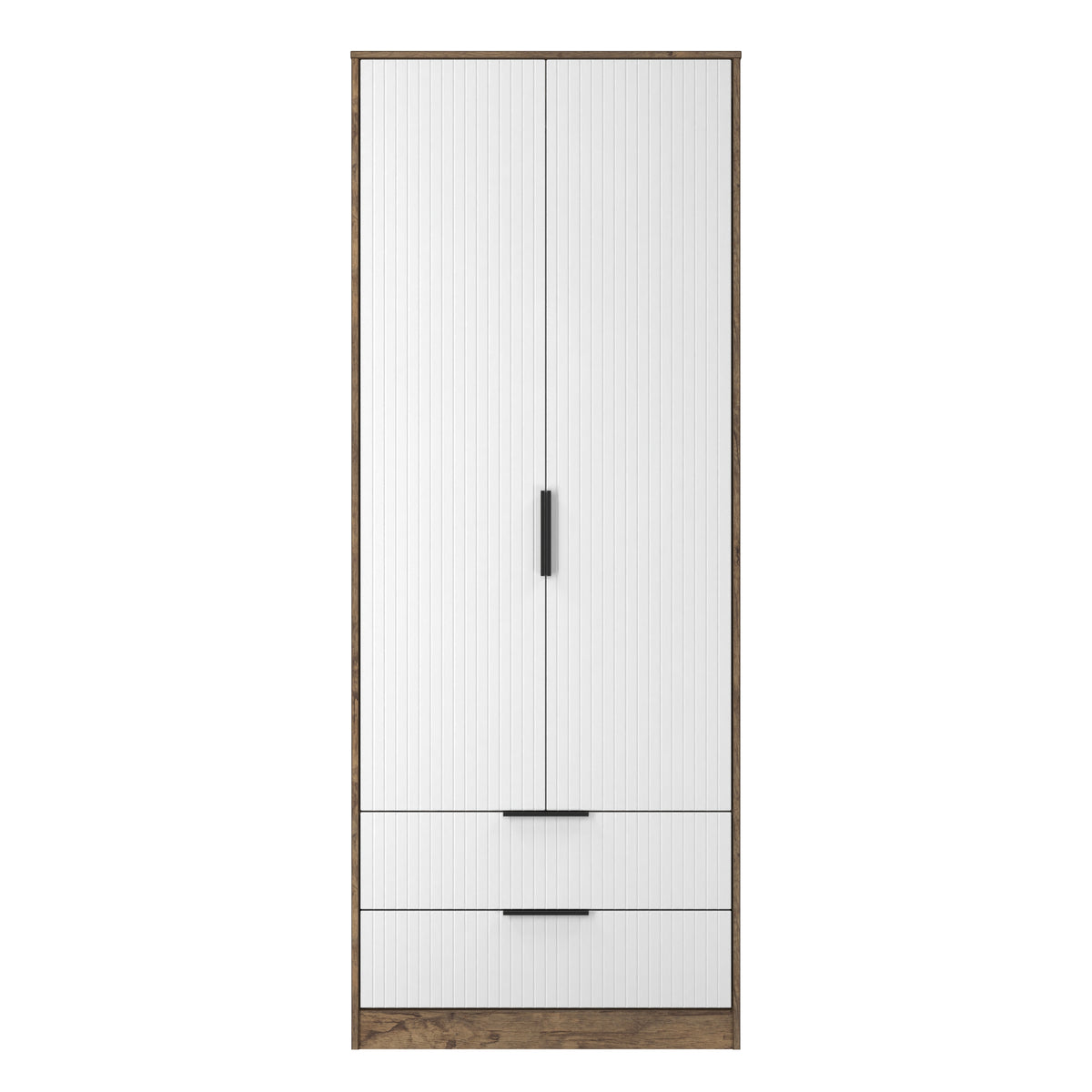 Nashville Tall 2 Drawer Wardrobe