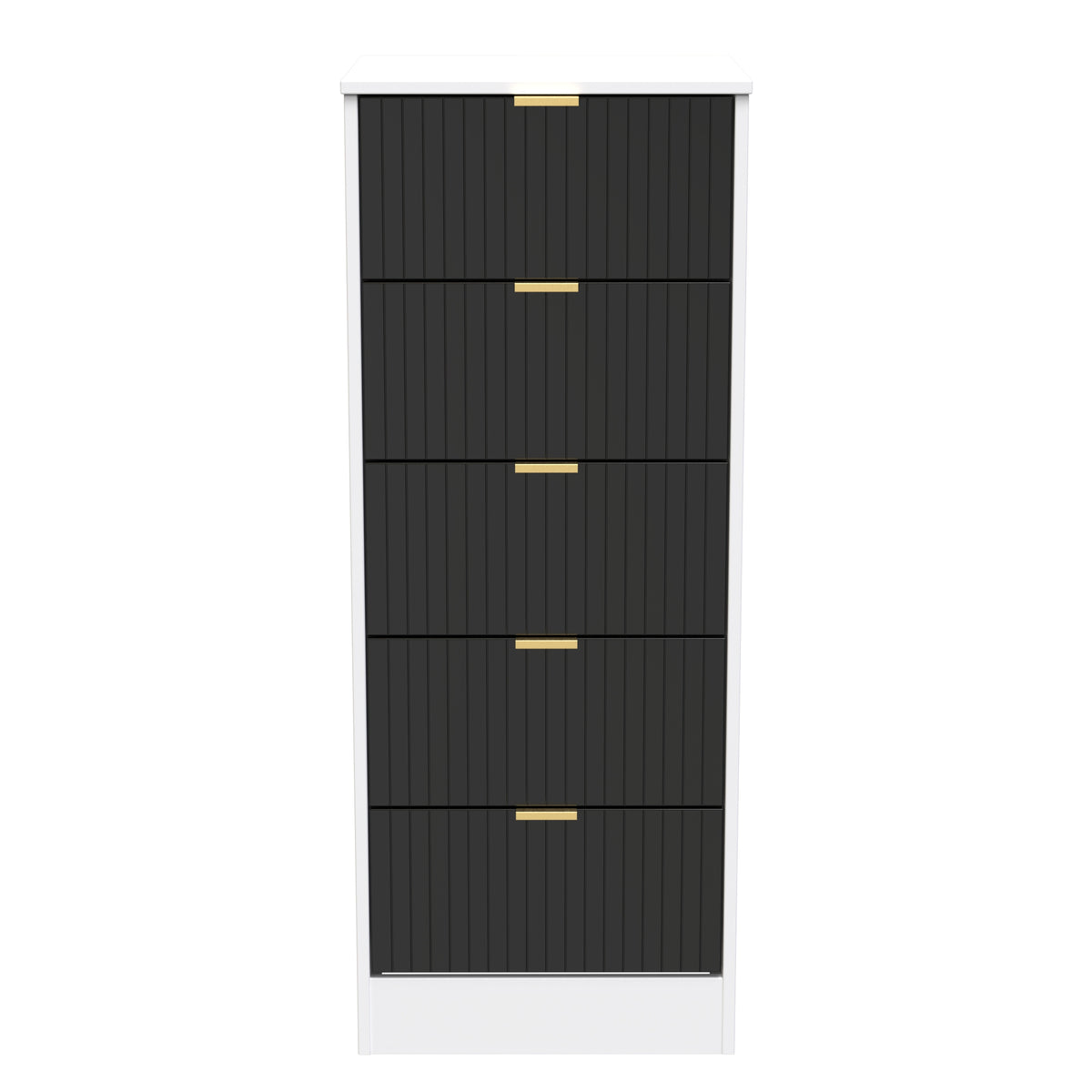 Nashville 5 Drawer Bedside Cabinet