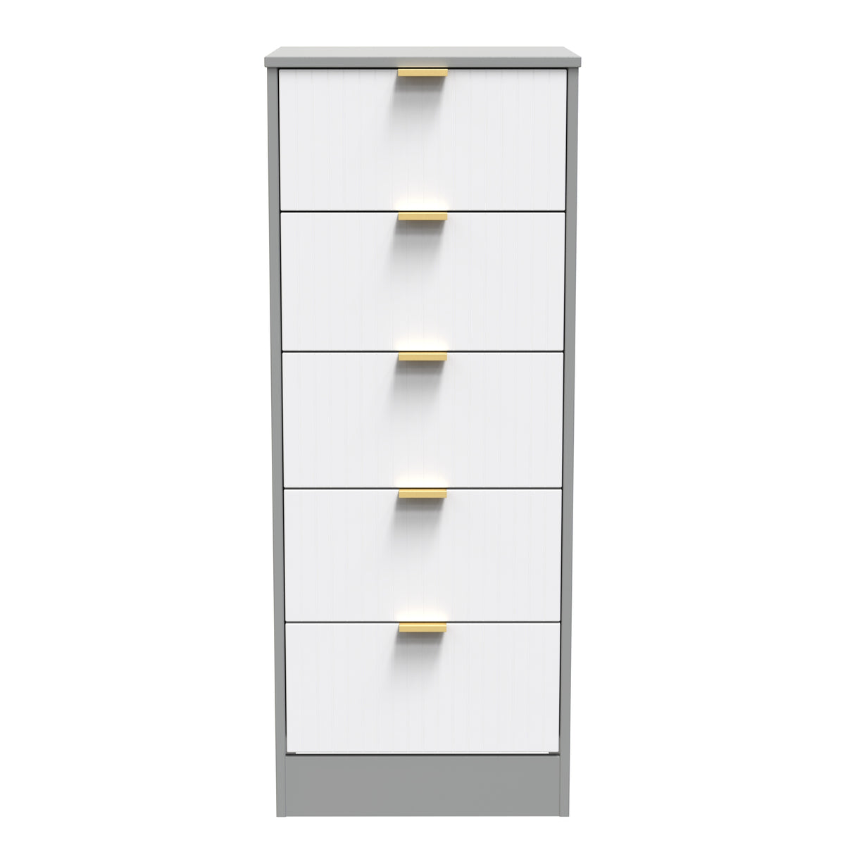 Nashville 5 Drawer Bedside Cabinet