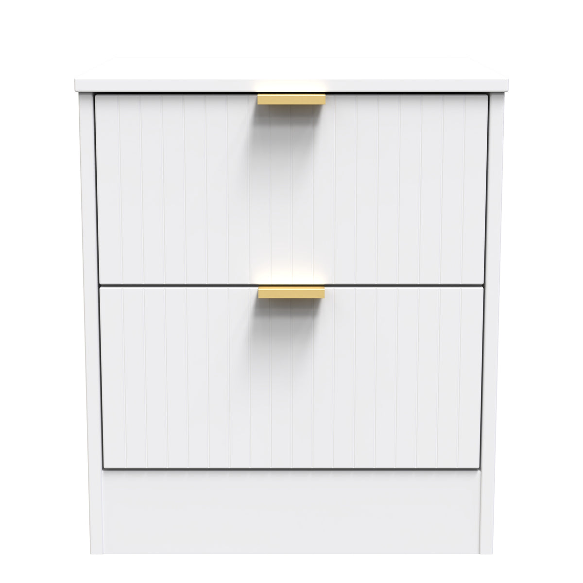 Nashville 2 Drawer Bedside Cabinet