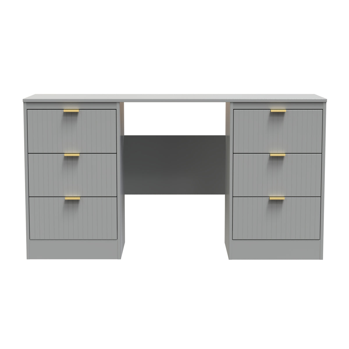 Nashville 6 Drawer Kneehole Desk