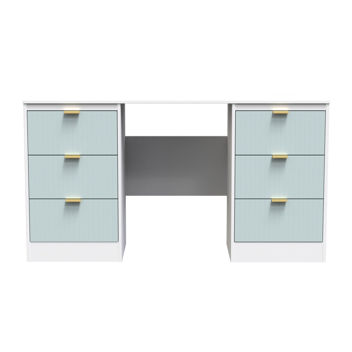 Nashville 6 Drawer Kneehole Desk