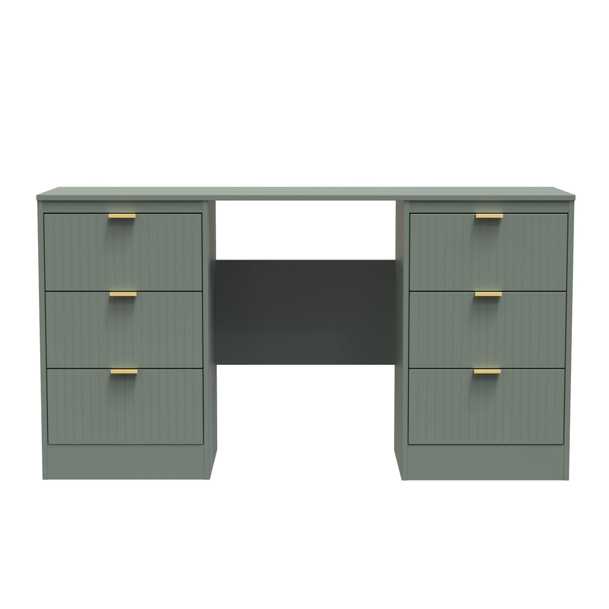 Nashville 6 Drawer Kneehole Desk