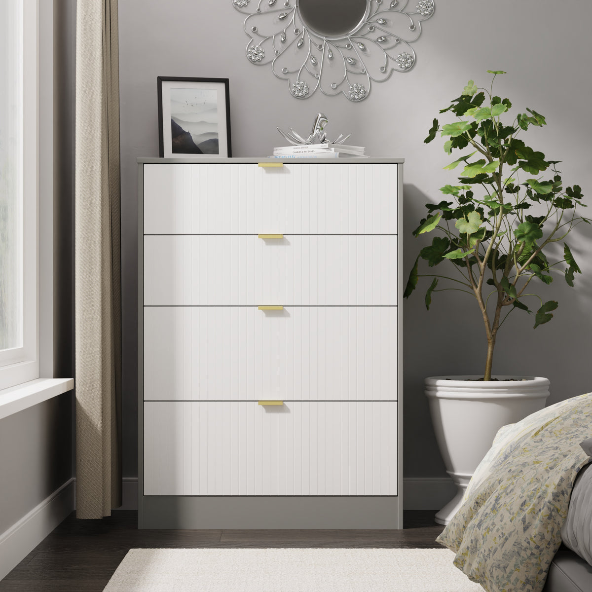 Nashville 4 Drawer Deep Chest