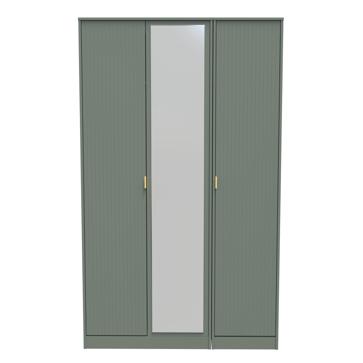 Nashville Tall Triple Mirrored Wardrobe