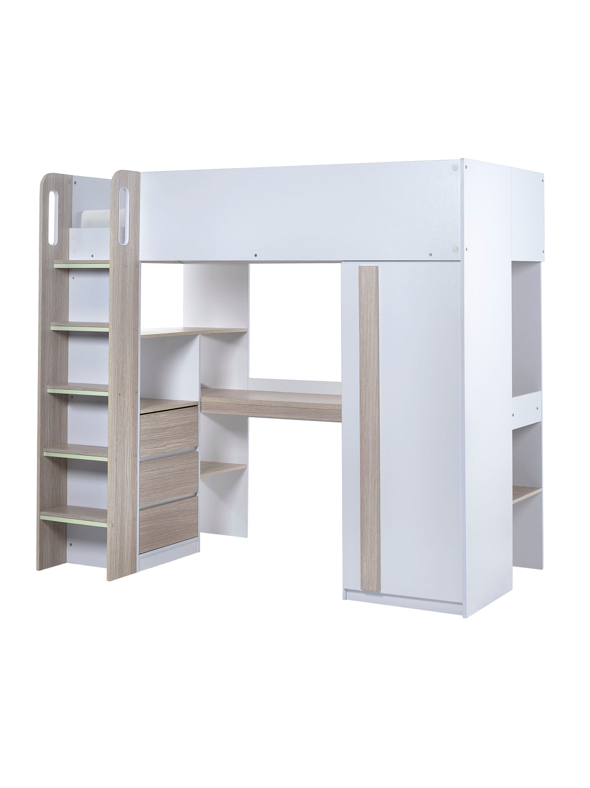 Ocean High Sleeper Bed with Desk