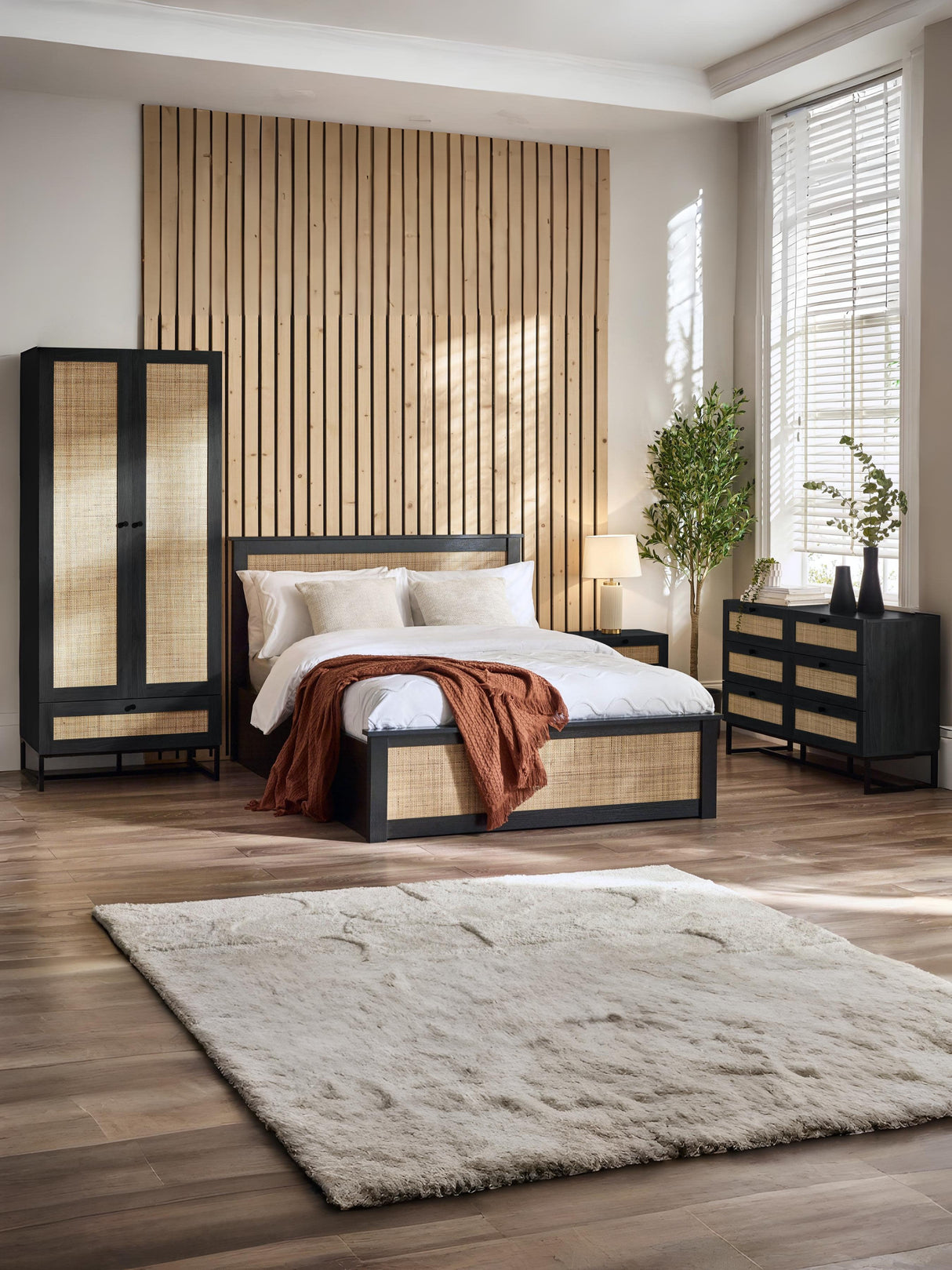 Padstow Rattan Ottoman Storage Bed