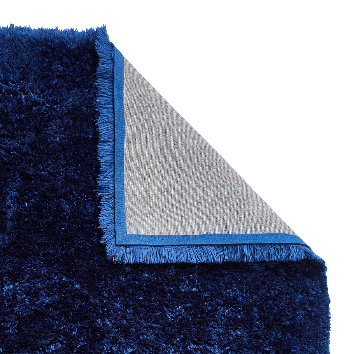 Polar Plush Navy Soft Shaggy Rug