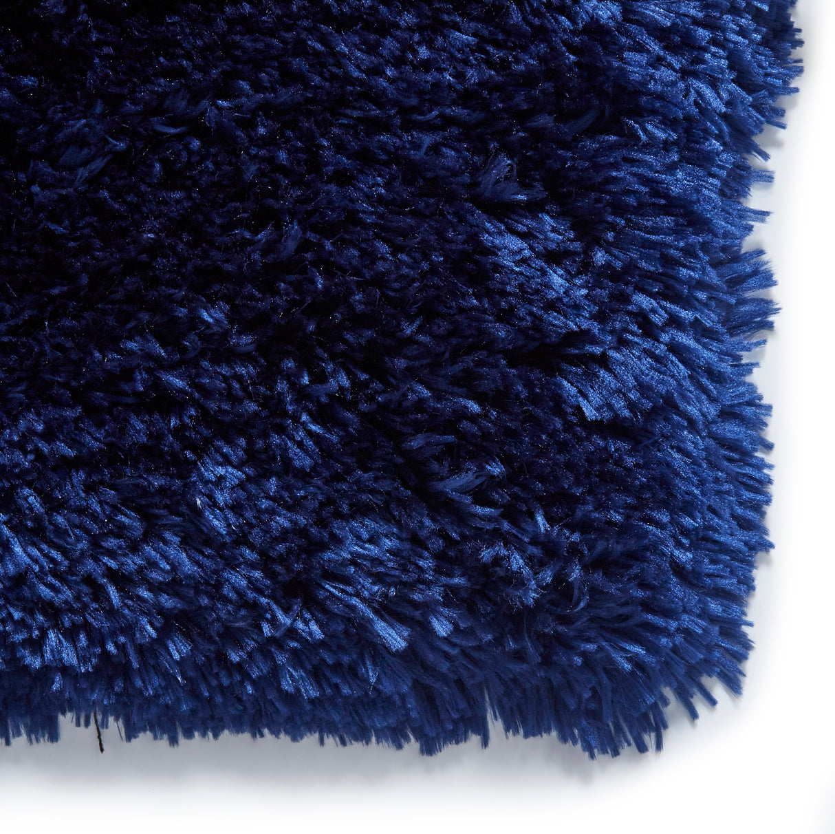 Polar Plush Navy Soft Shaggy Rug