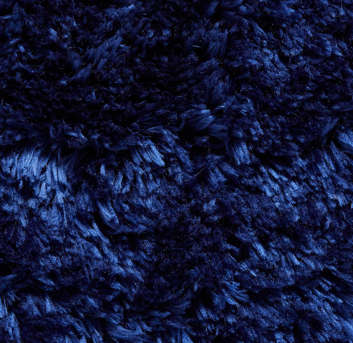 Polar Plush Navy Soft Shaggy Rug