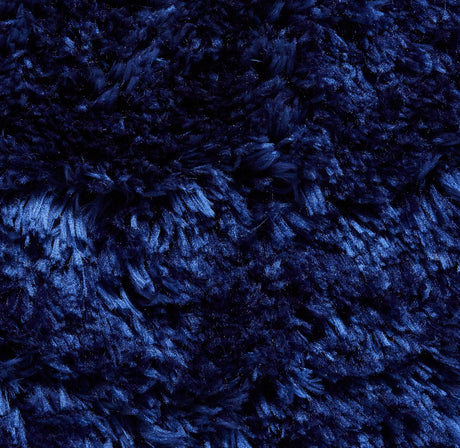 Polar Plush Navy Soft Shaggy Rug