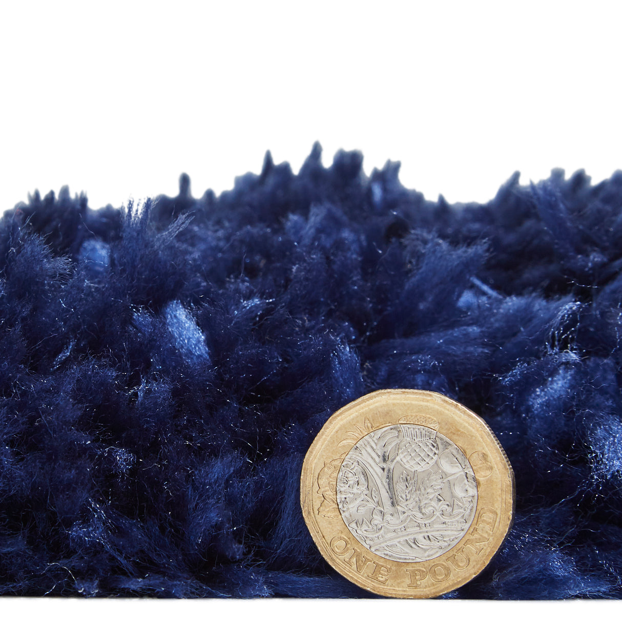 Polar Plush Navy Soft Shaggy Rug