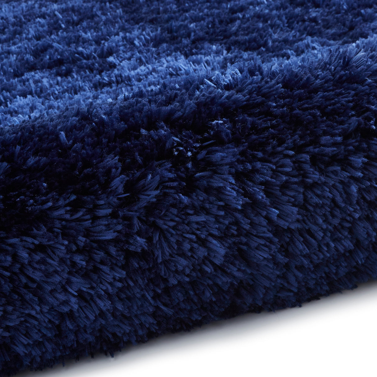 Polar Plush Navy Soft Shaggy Rug