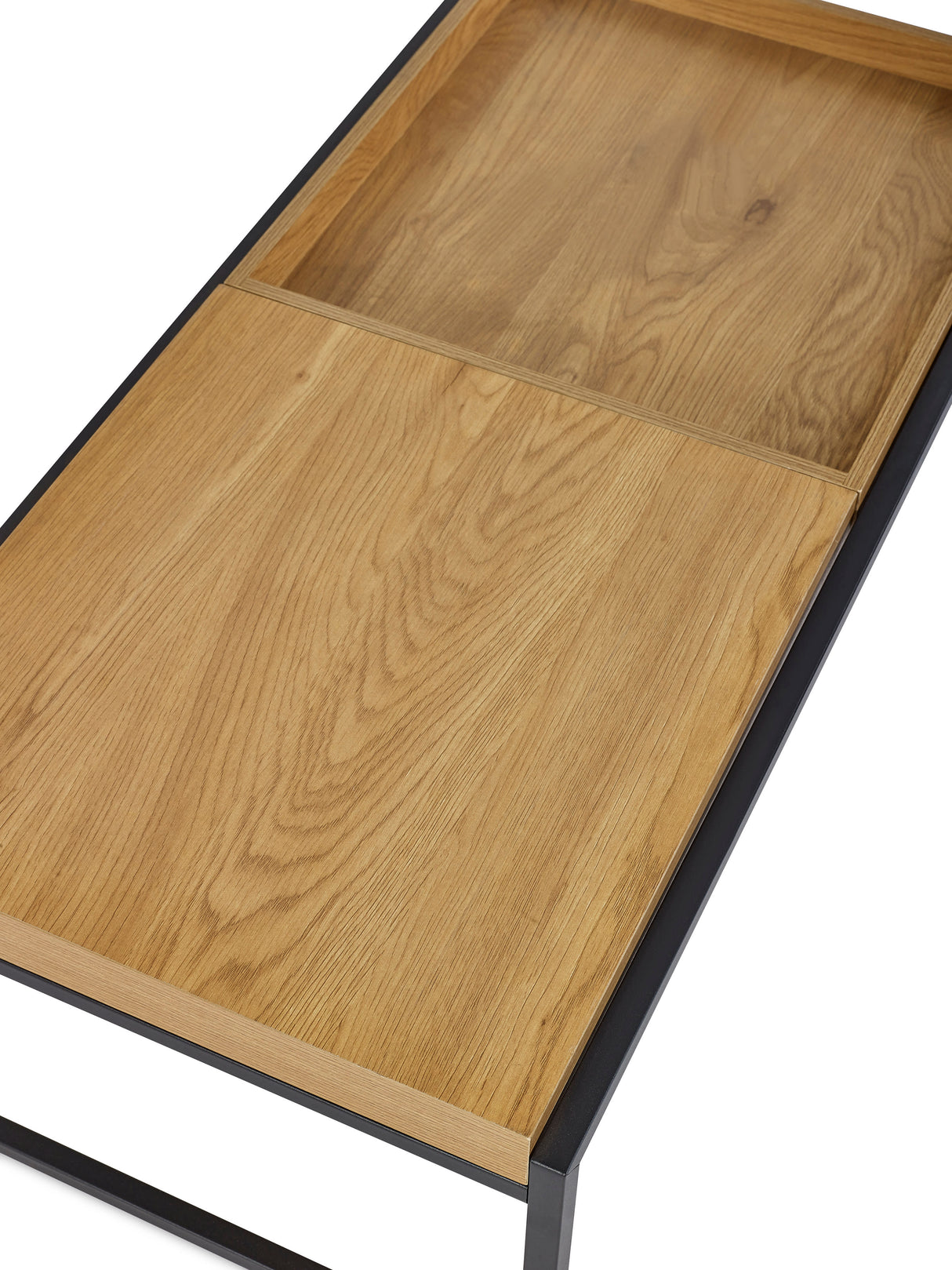 Reuben Rectangular Coffee Table with Reversible Tray Tops