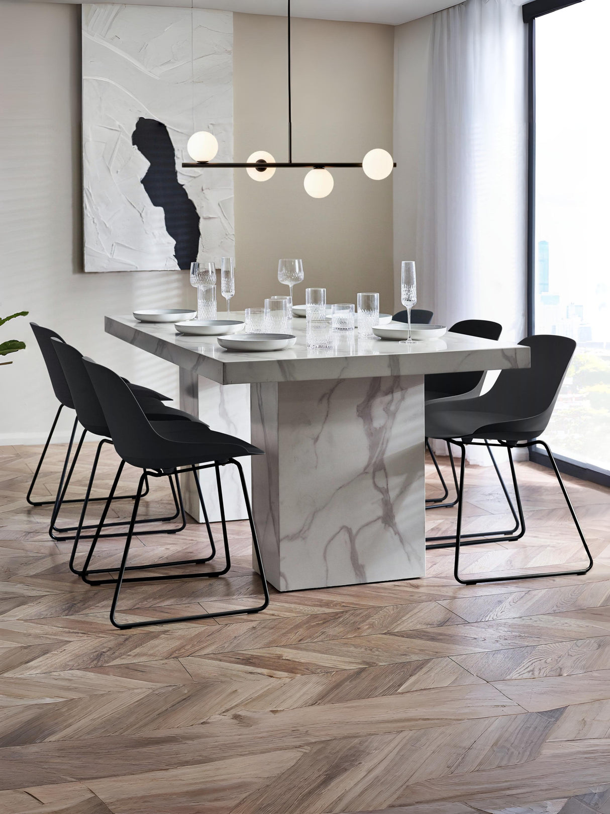 Rome Rectangular 6-8 Seater Dining Table