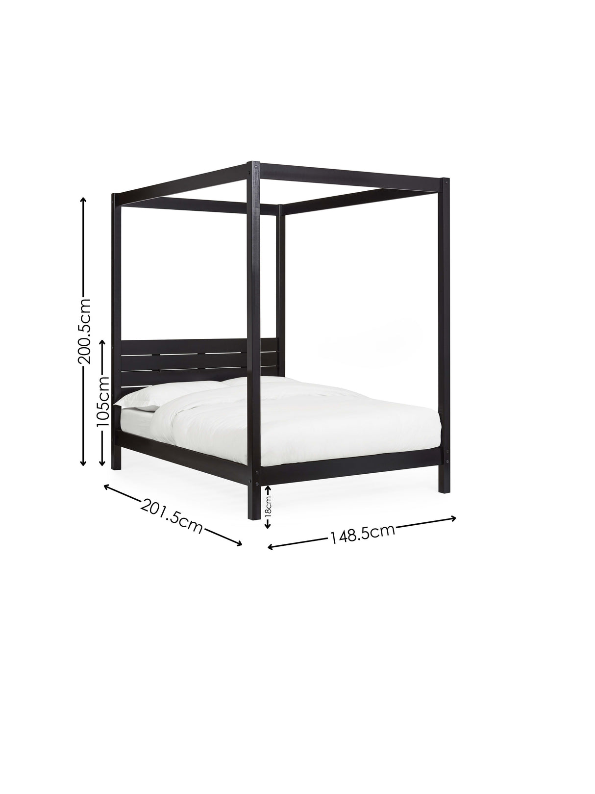 Roxanne Four Poster Bed