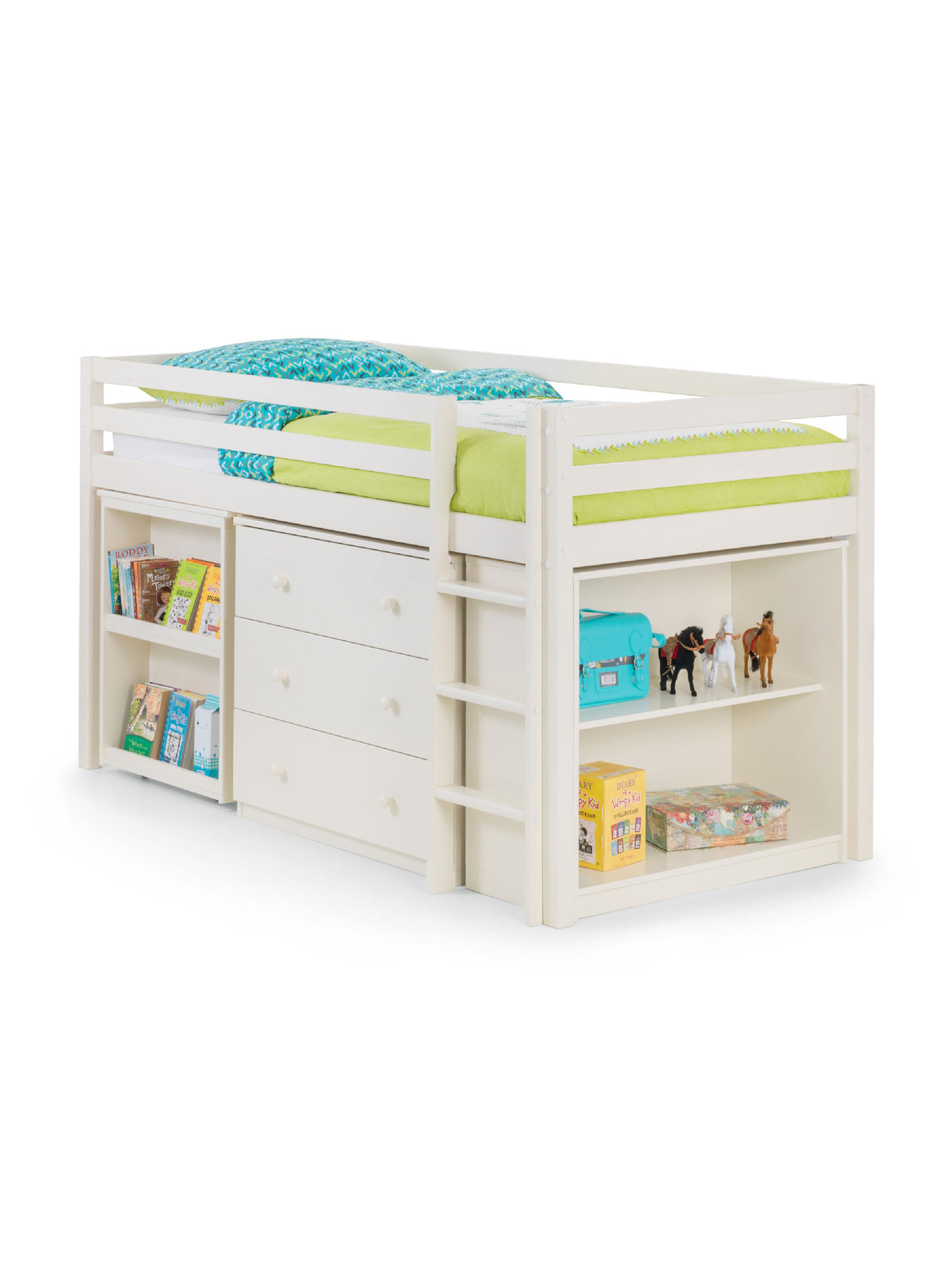 Roxy Mid Sleeper Bed with Desk
