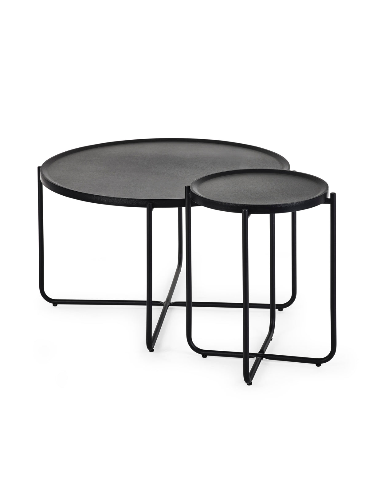 Sagrada Round Coffee and Side Table Set
