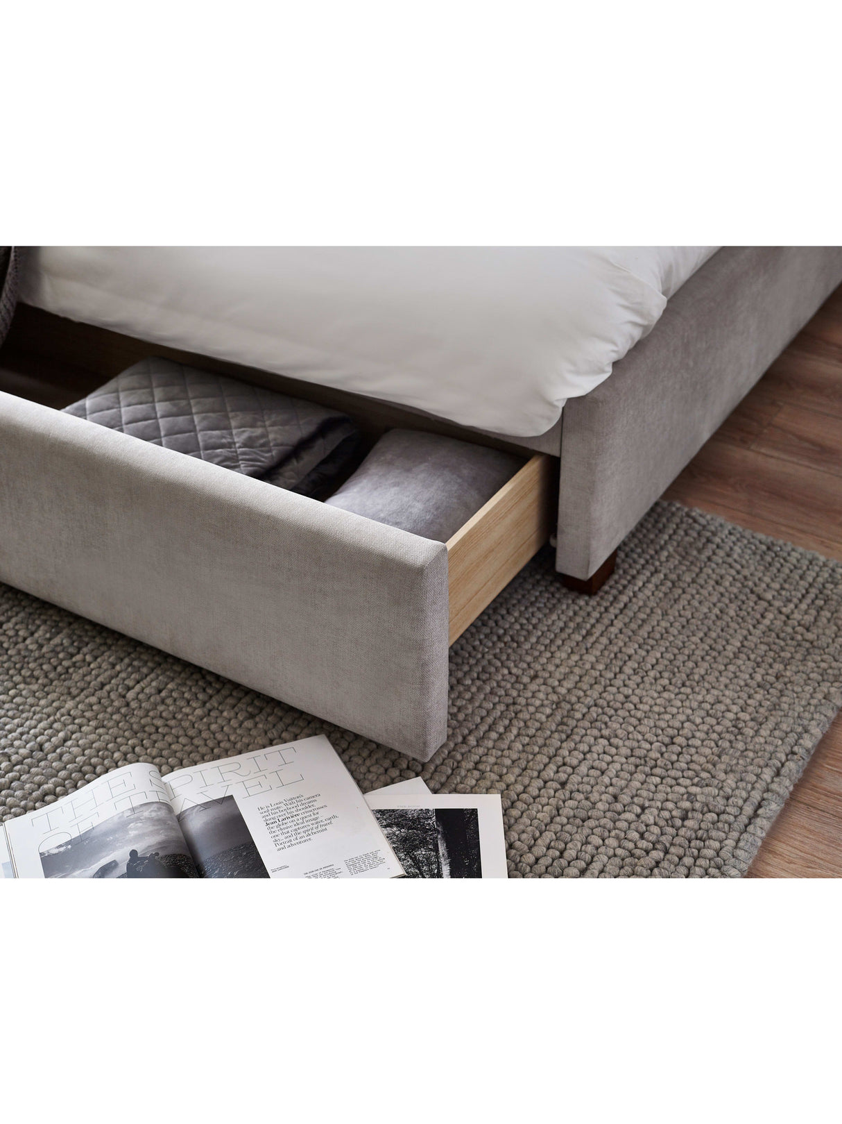 Savannah Upholstered 1 Drawer Storage Bed