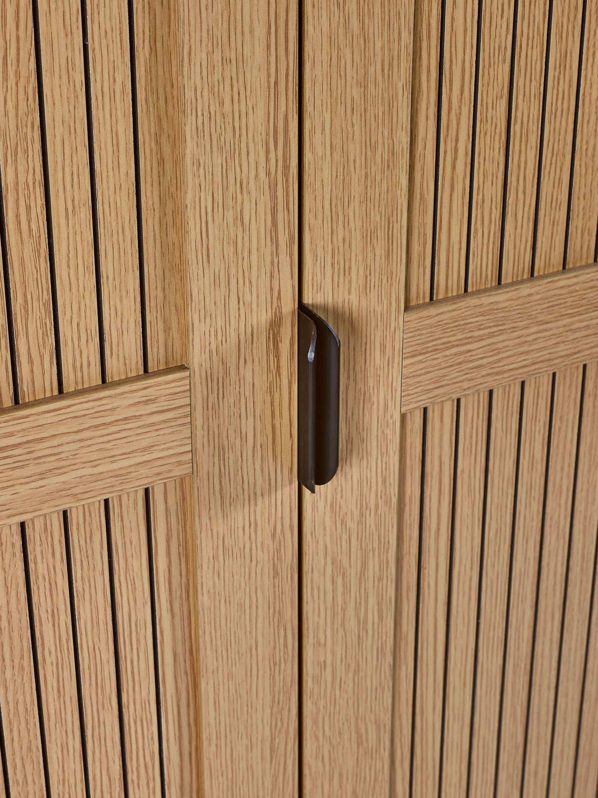Sia Fluted 2 Door Wardrobe with Shelf