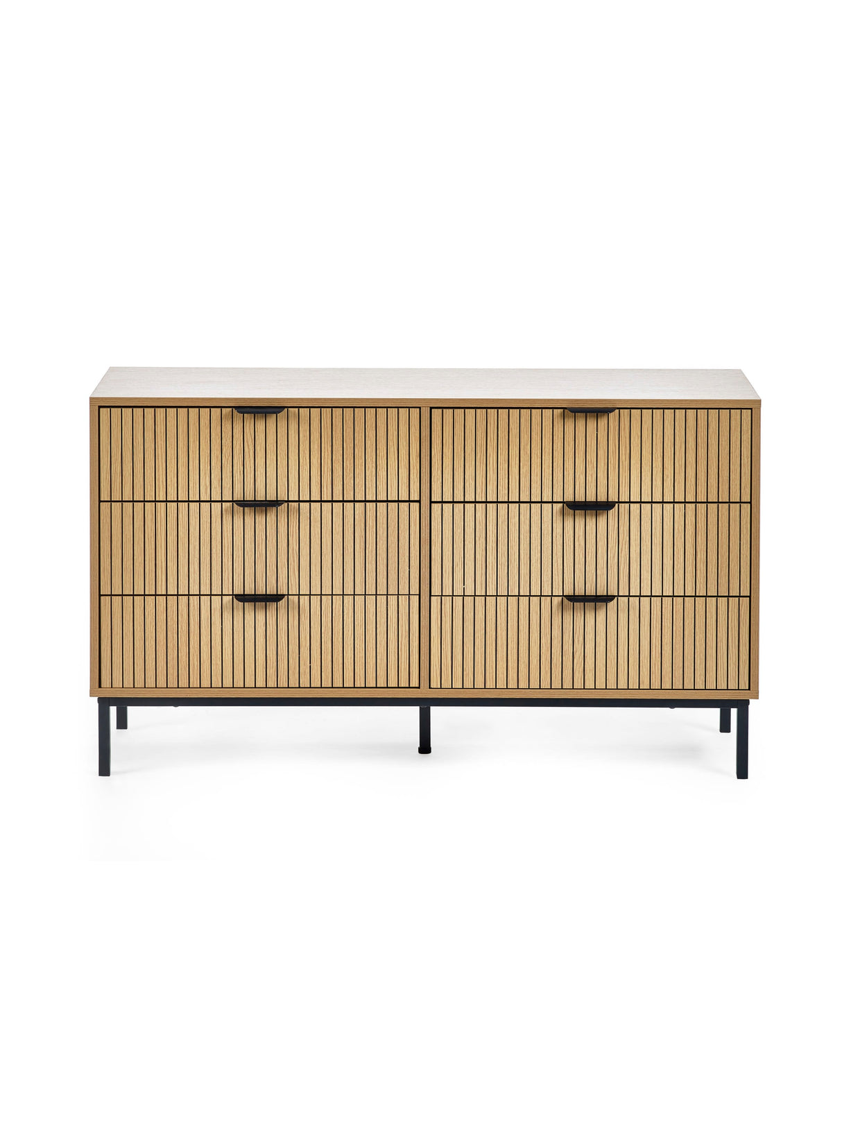 Sia Fluted 6 Drawer Chest