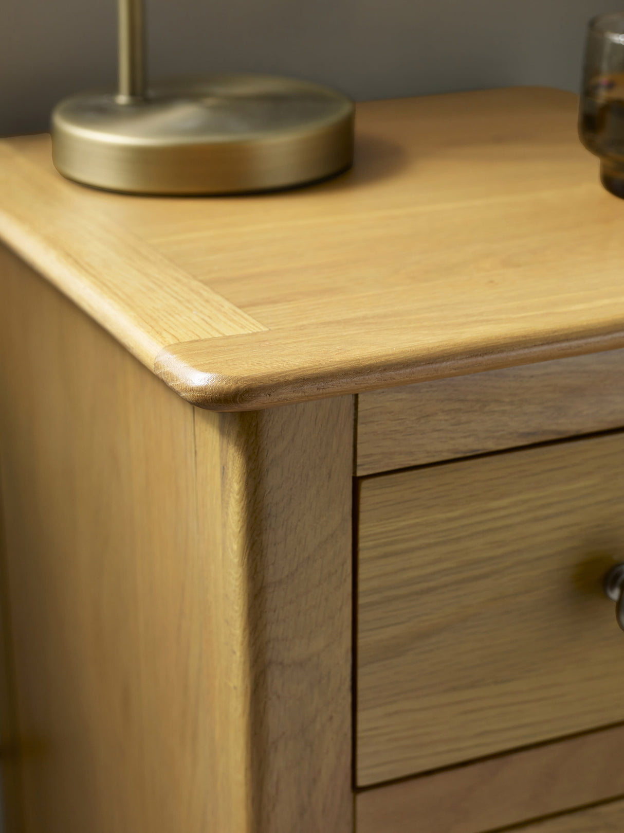Somerset 3 Drawer Slim Bedside Table