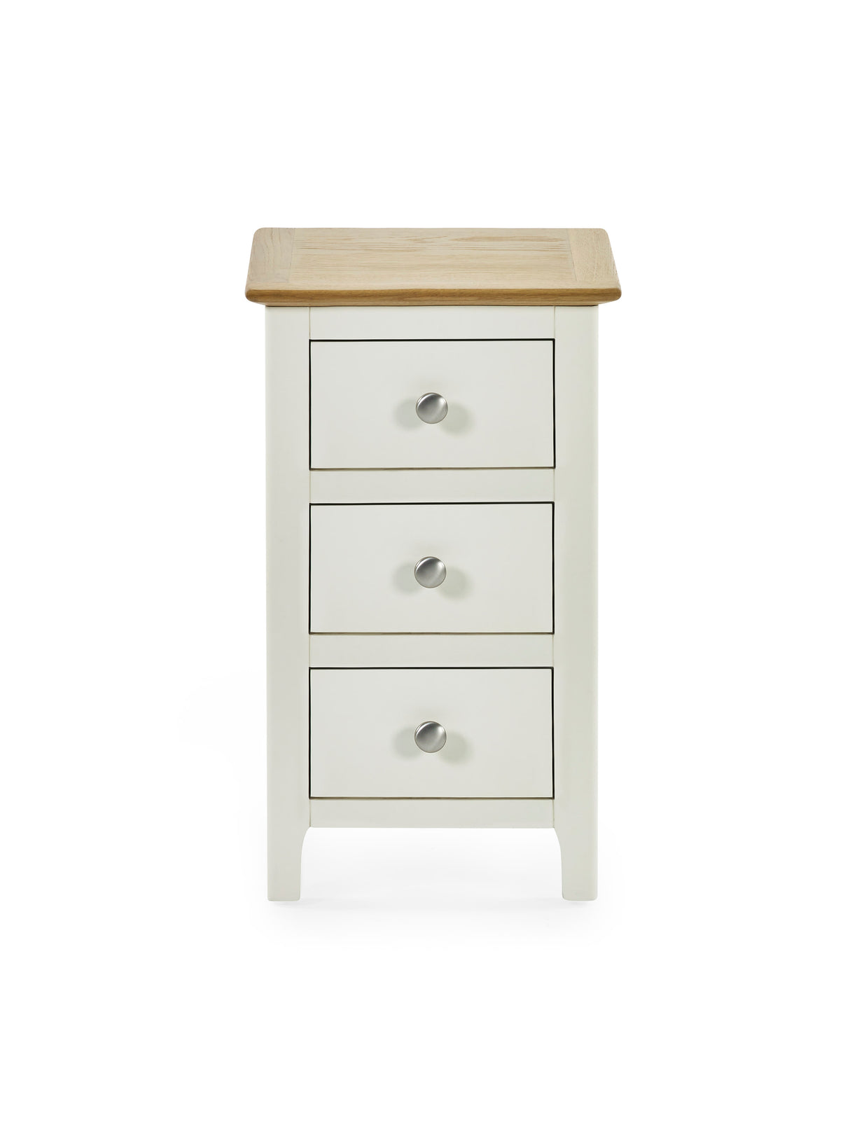 Somerset 3 Drawer Slim Bedside Table