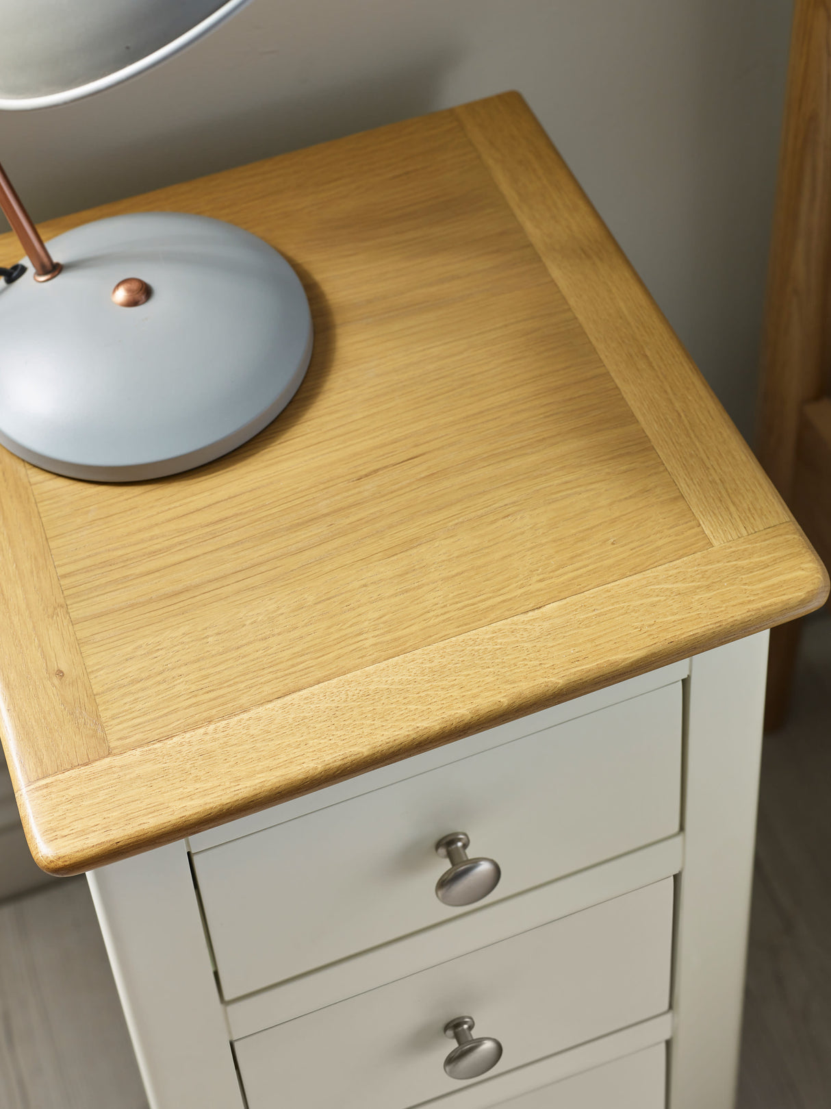Somerset 3 Drawer Slim Bedside Table