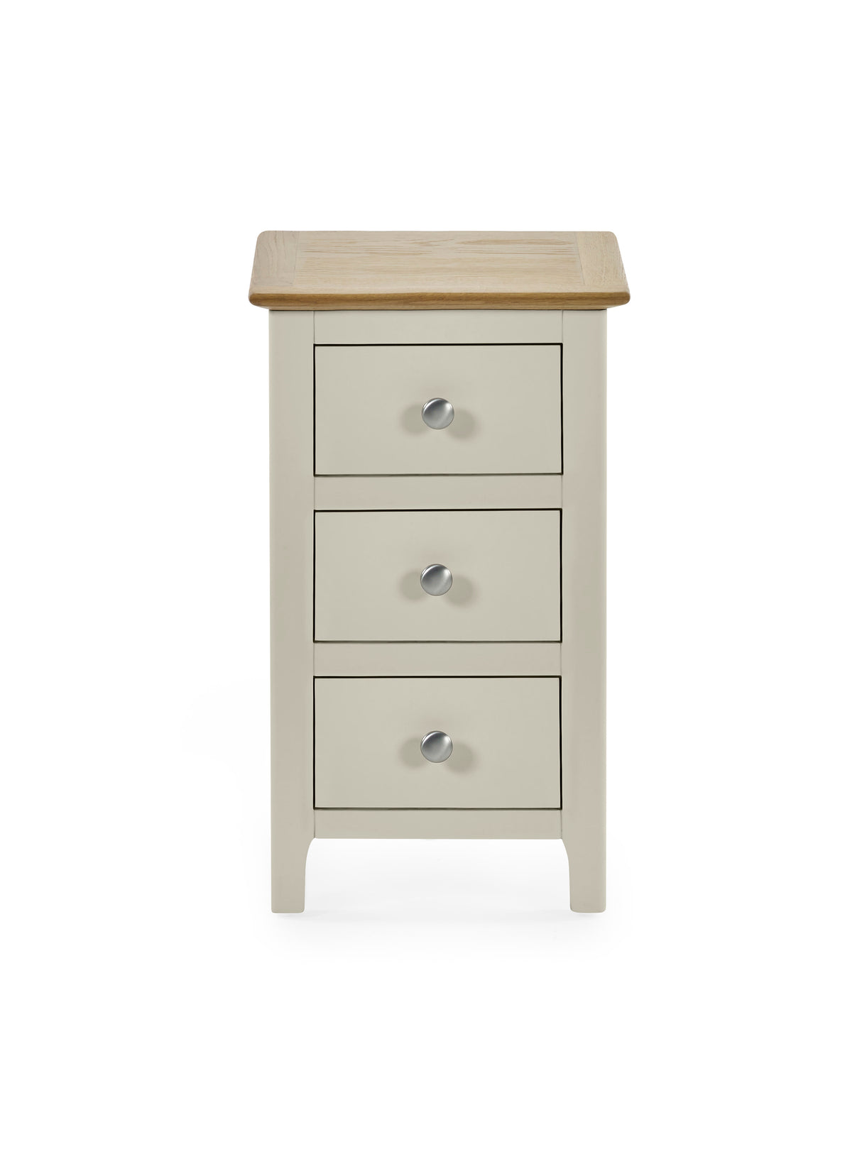 Somerset 3 Drawer Slim Bedside Table