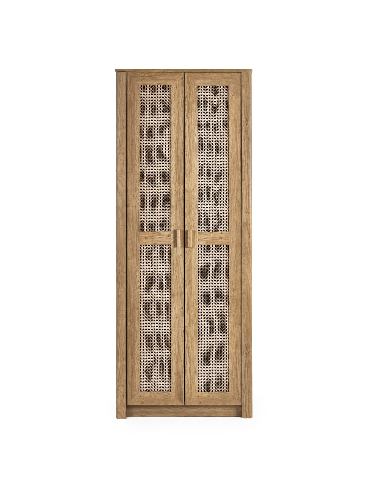 Sydney Rattan Print 2 Door Wardrobe with Shelf