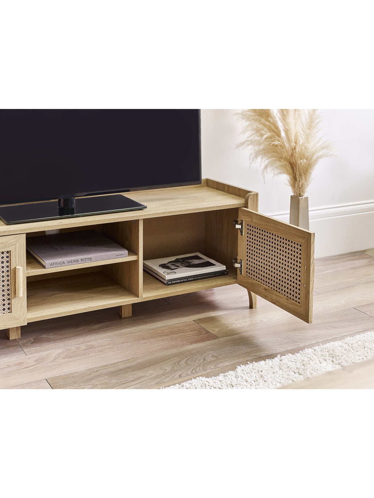 Sydney Rattan Print TV Unit