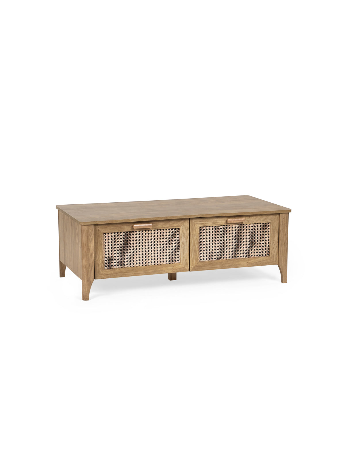 Sydney Rattan Print 2 Drawer Coffee Table