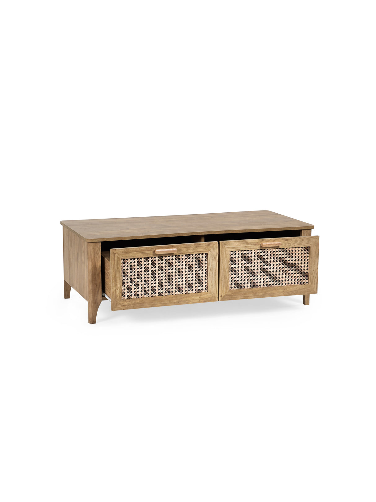 Sydney Rattan Print 2 Drawer Coffee Table