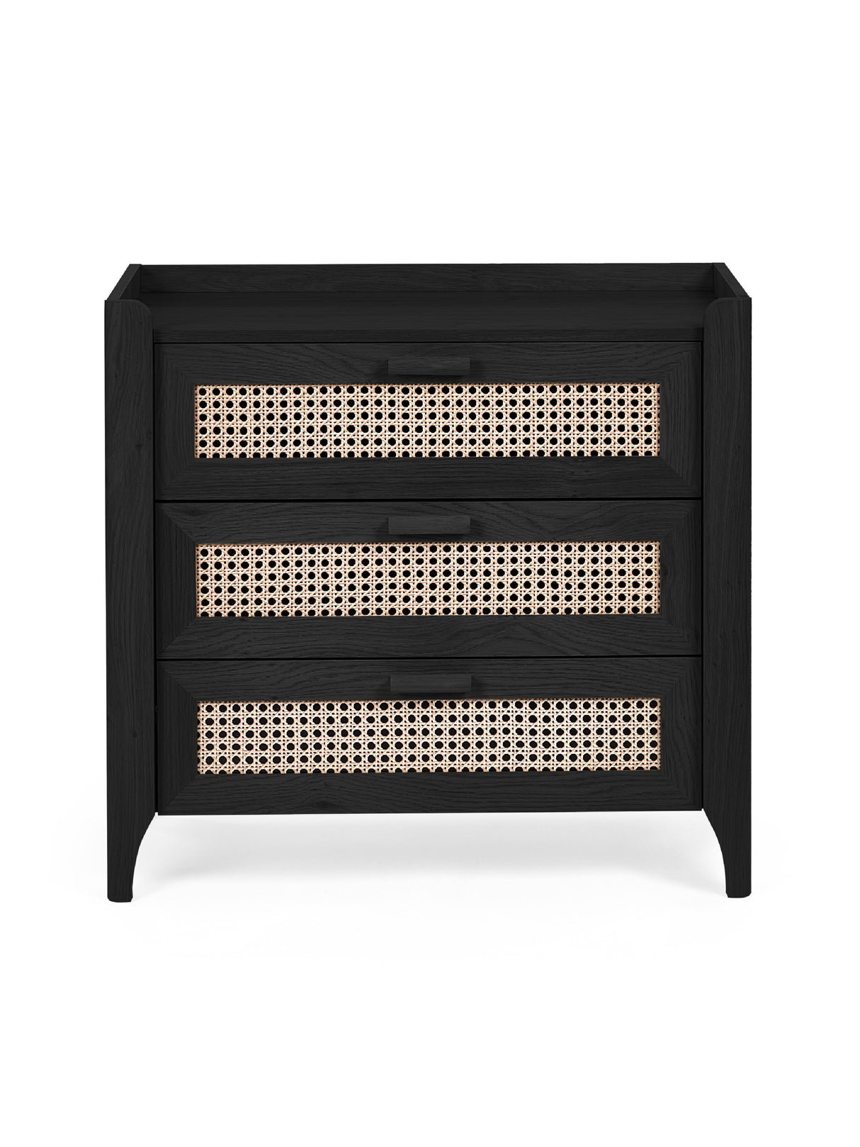 Sydney Rattan Print 3 Drawer Chest