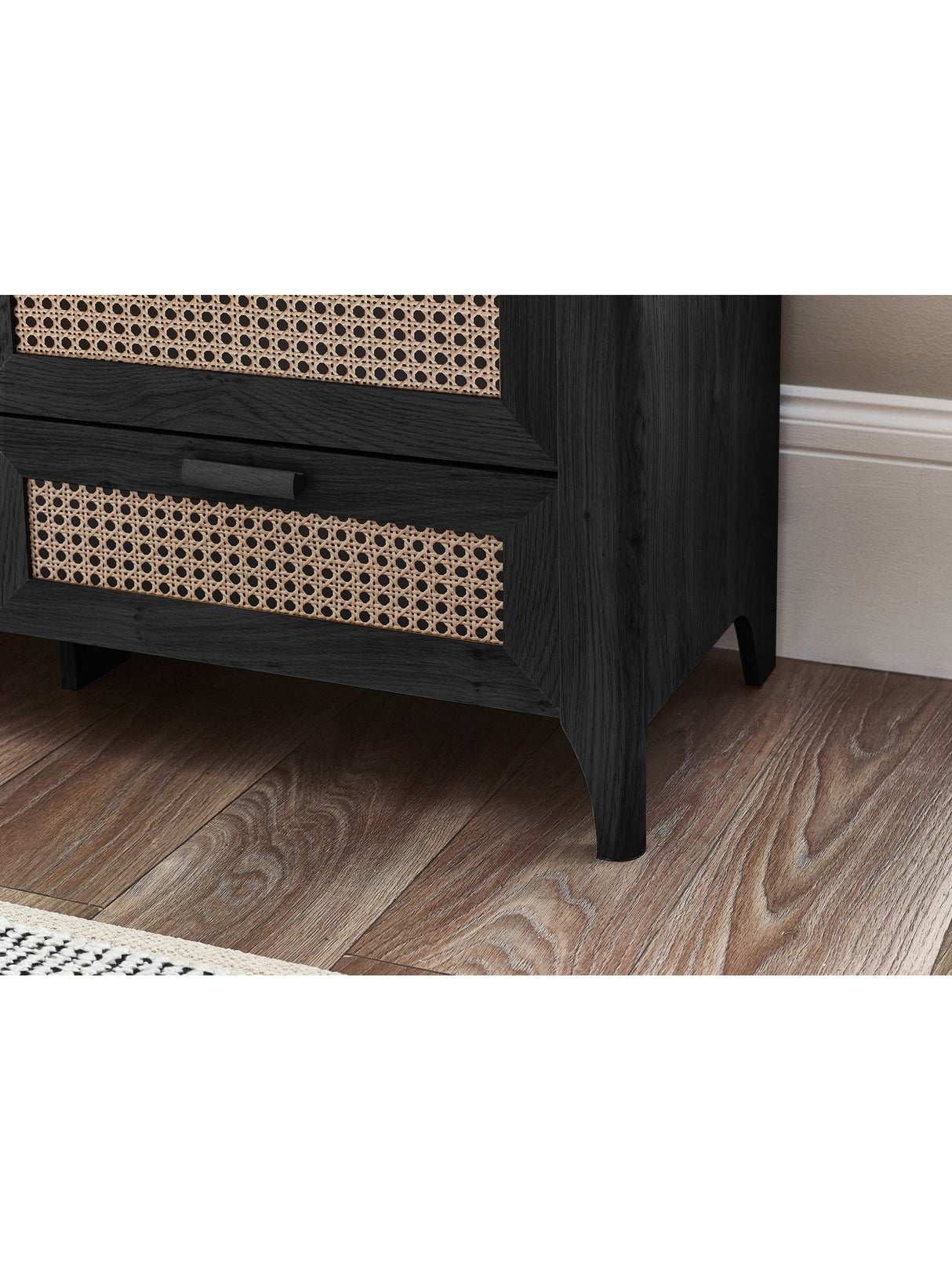 Sydney Rattan Print 6 Drawer Wide Chest