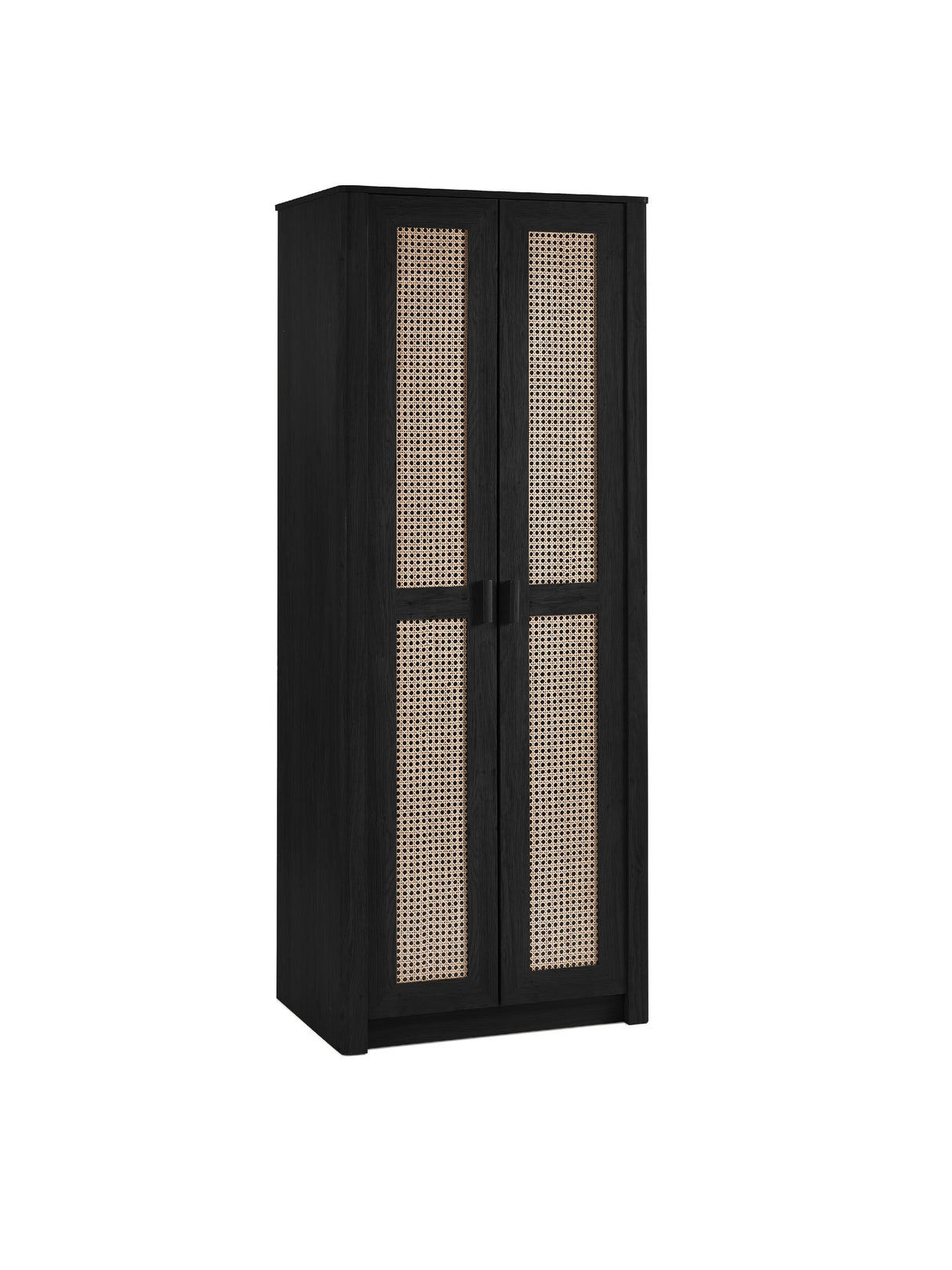 Sydney Rattan Print 2 Door Wardrobe with Shelf