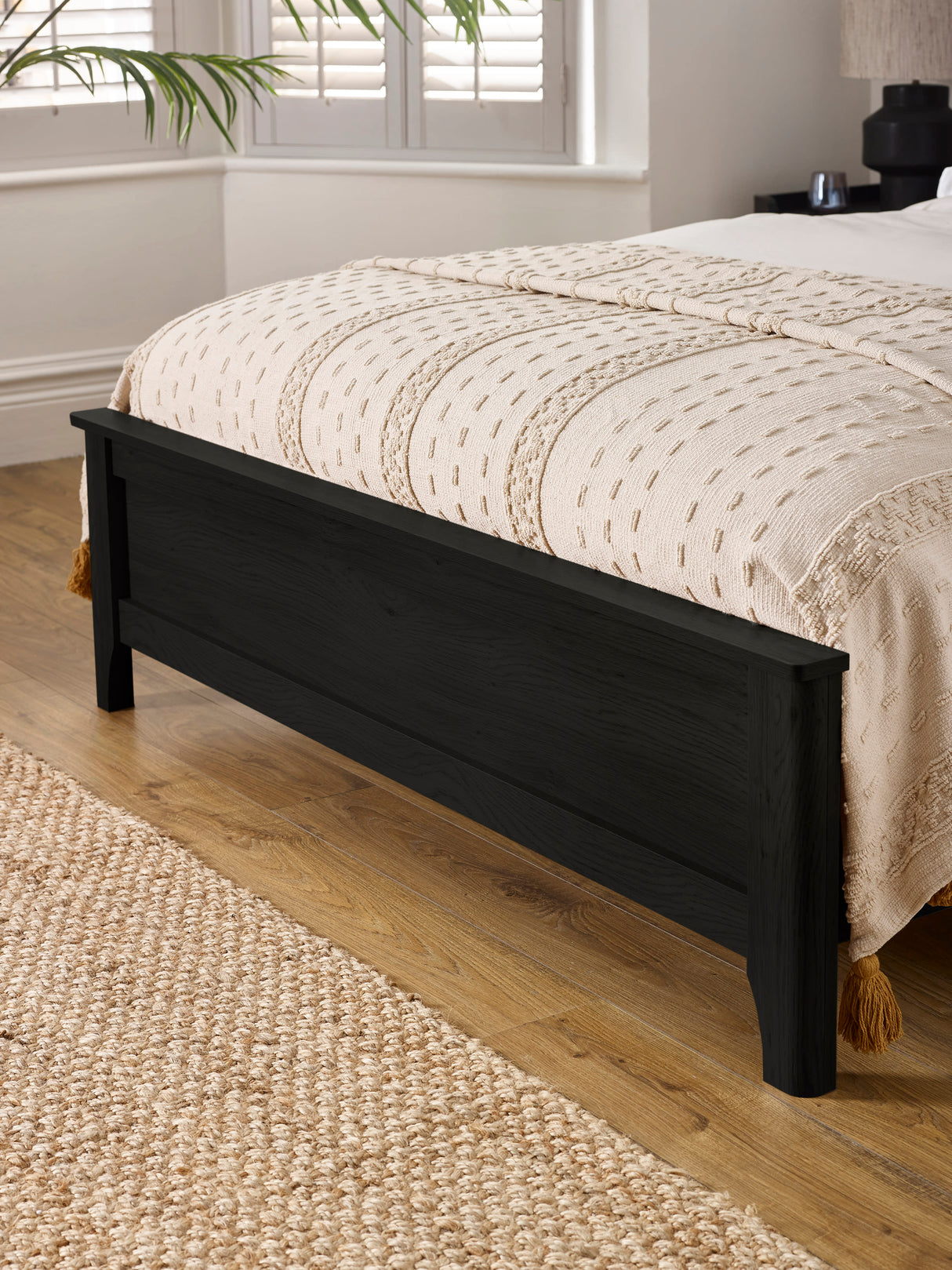 Sydney Rattan Print Bookcase Bed