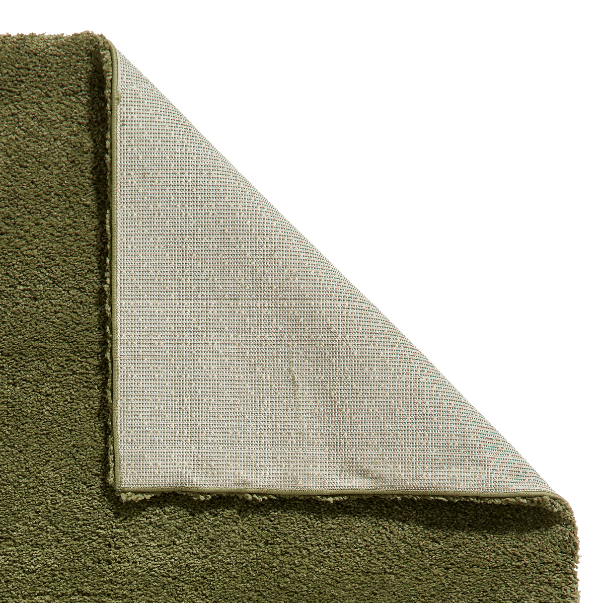 Sierra 9000 Olive Plain Shaggy Rug