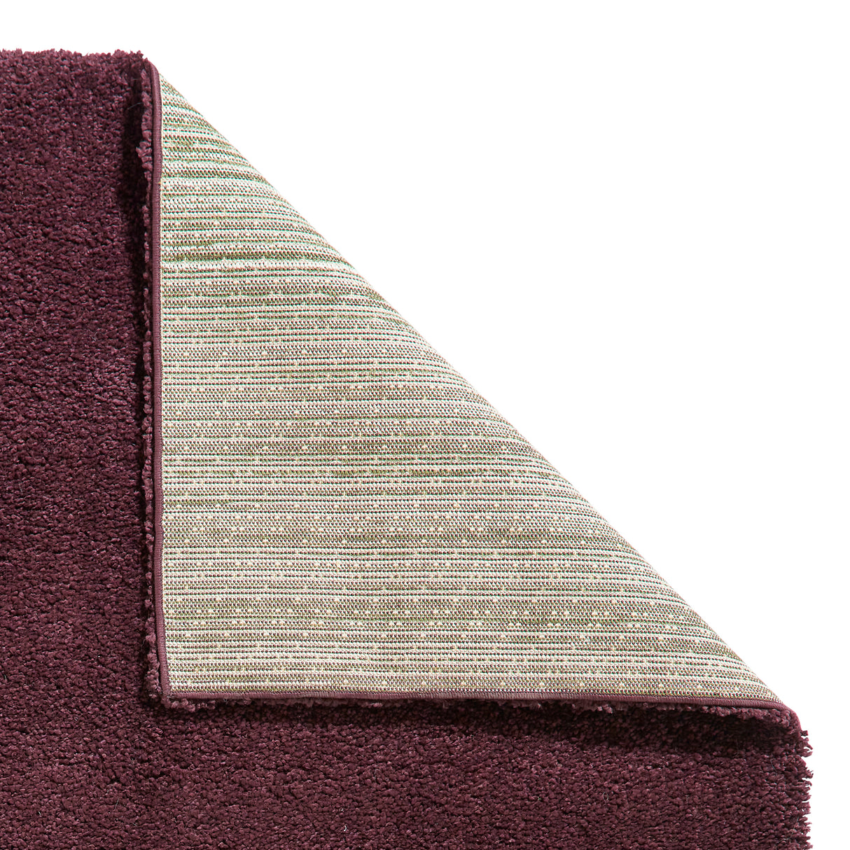 Sierra 9000 Purple Plain Shaggy Rug