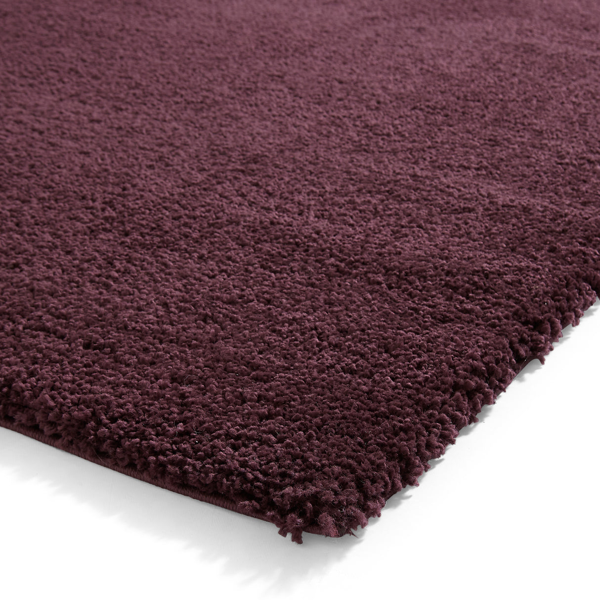 Sierra 9000 Purple Plain Shaggy Rug