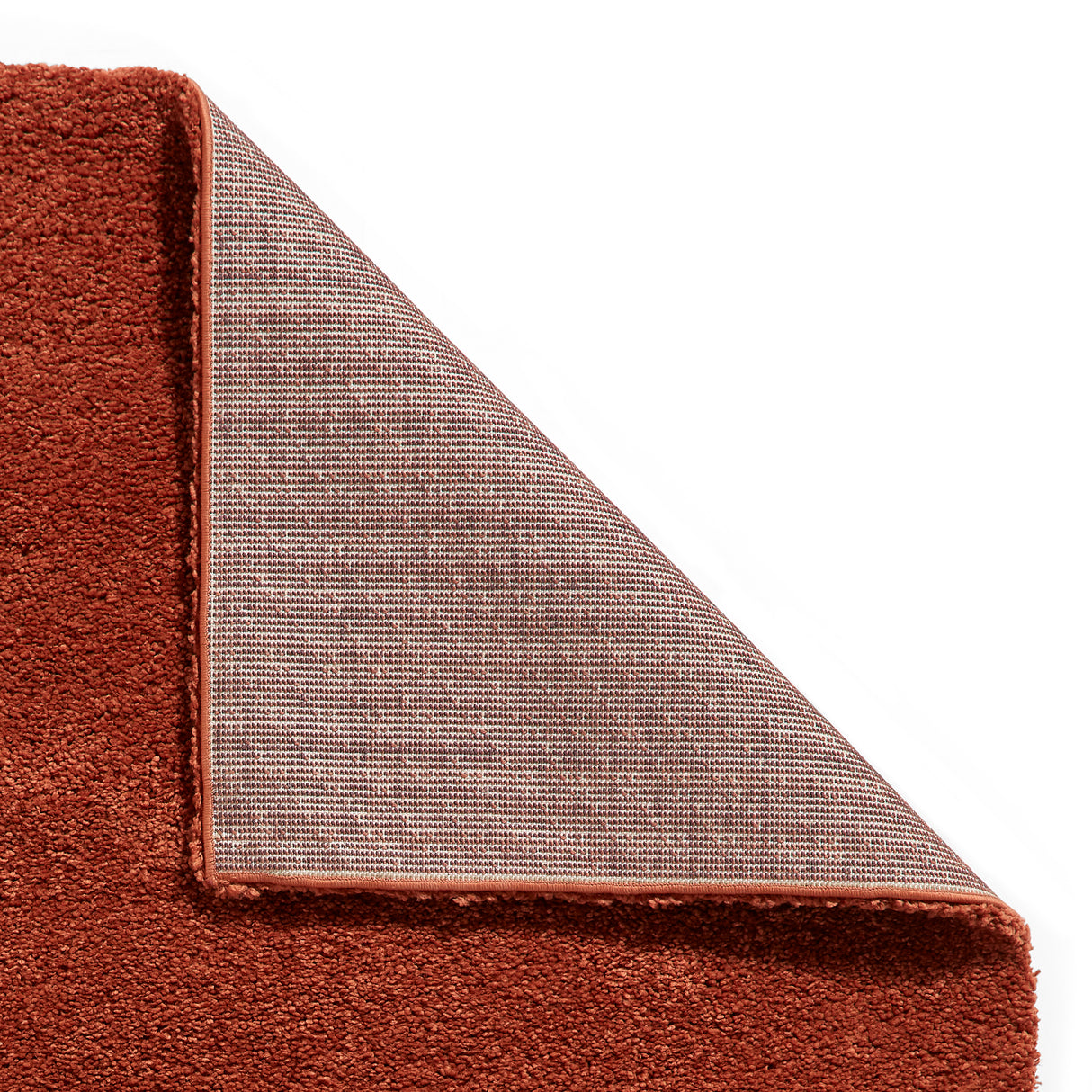 Sierra 9000 Terracotta Plain Shaggy Rug