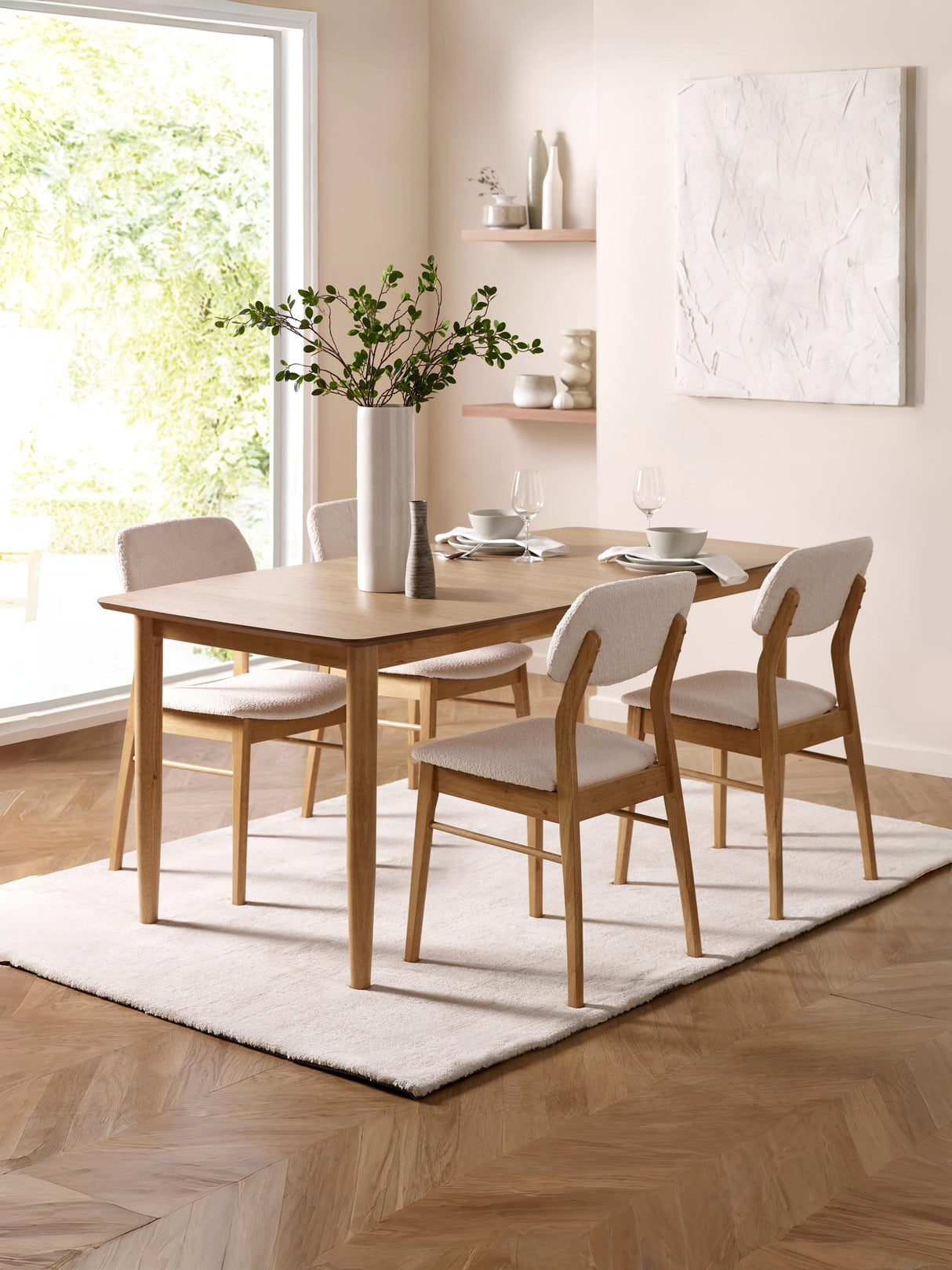 Theia Rectangular Extending 6-8 Seater Dining Table