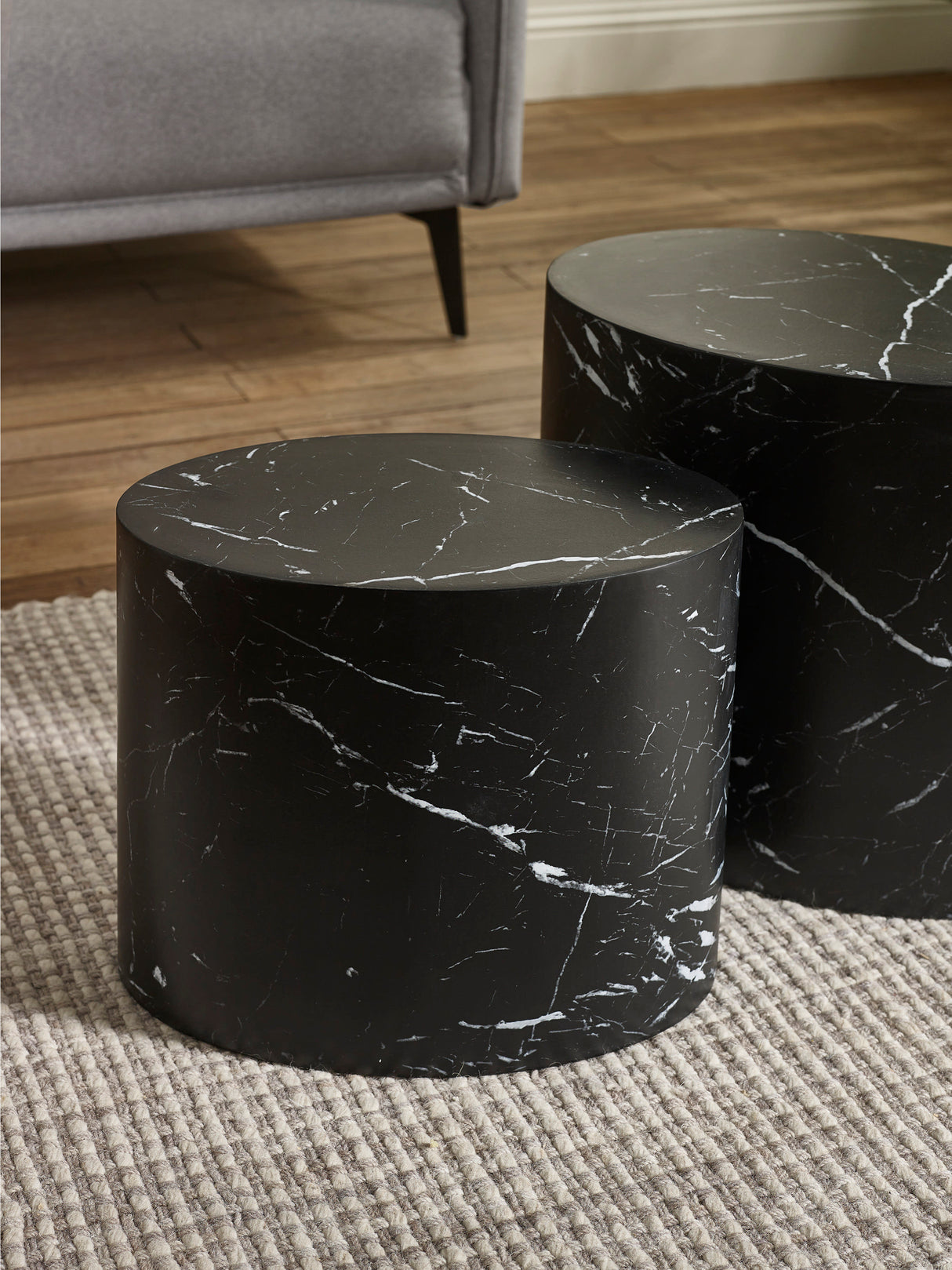 Toba Oval Nest of 2 Side Tables