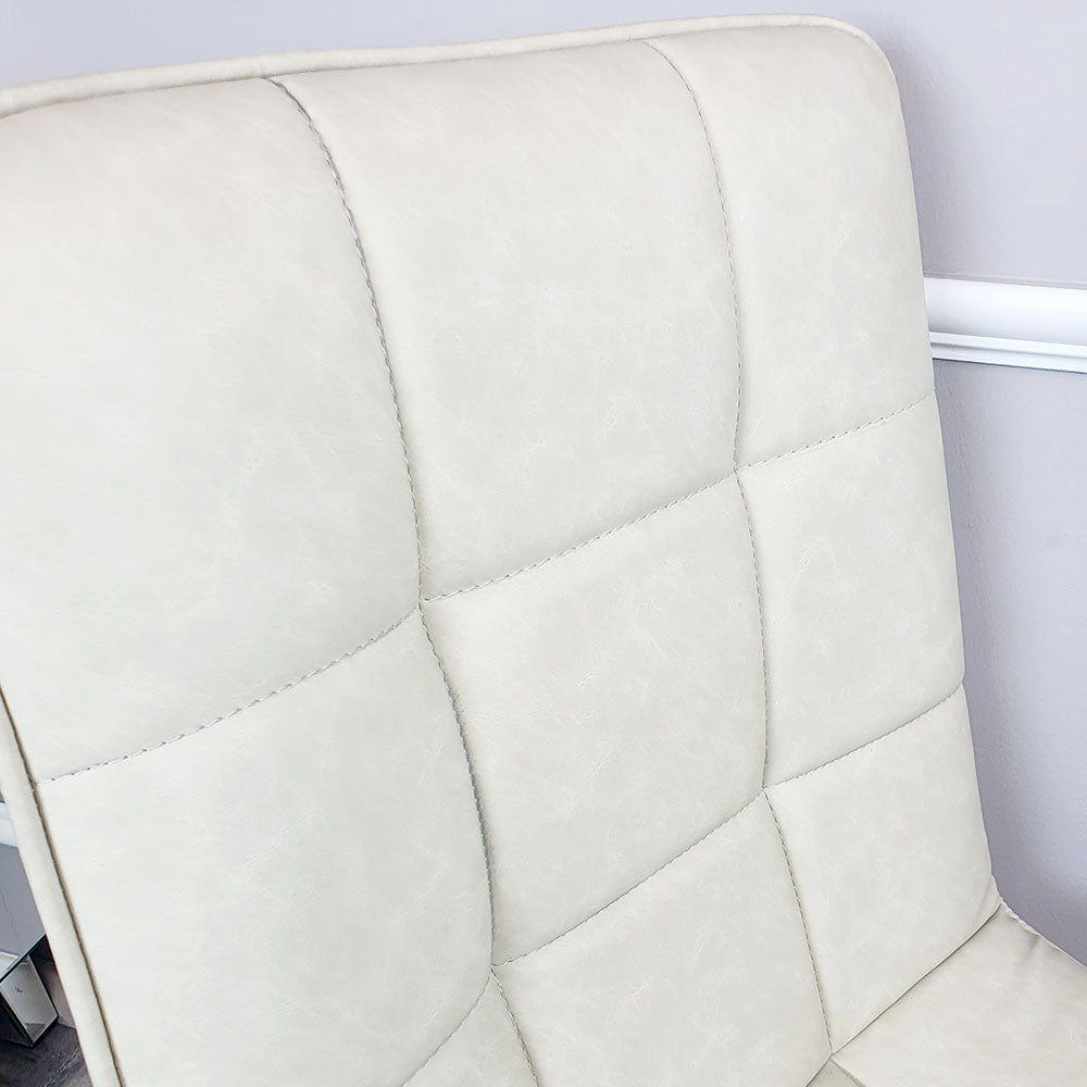 Tara Dining Chair in Cream Leather
