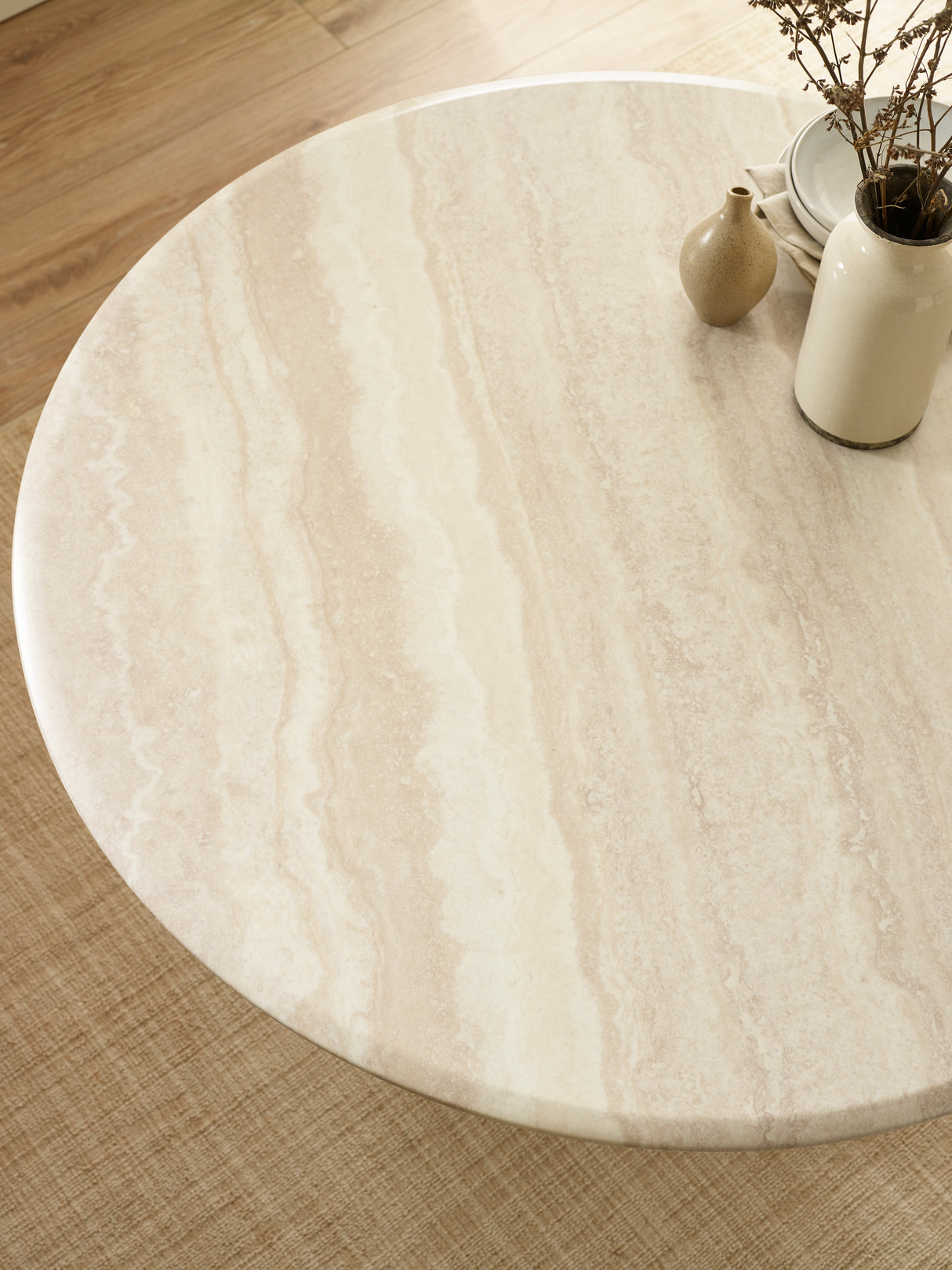 Verona Cream Marble Effect Table