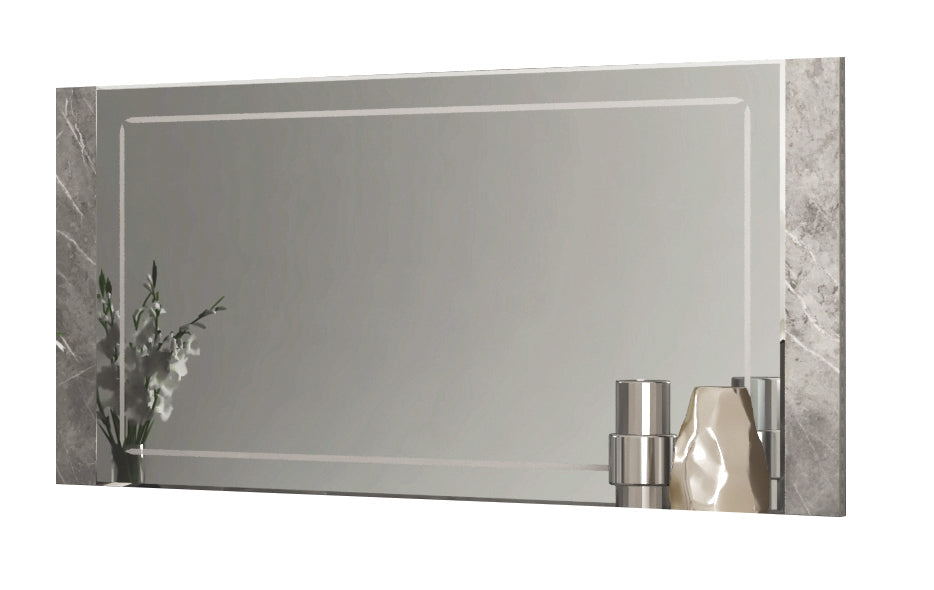 San Martino Vivaldi White and Marble 4 Door Sideboard