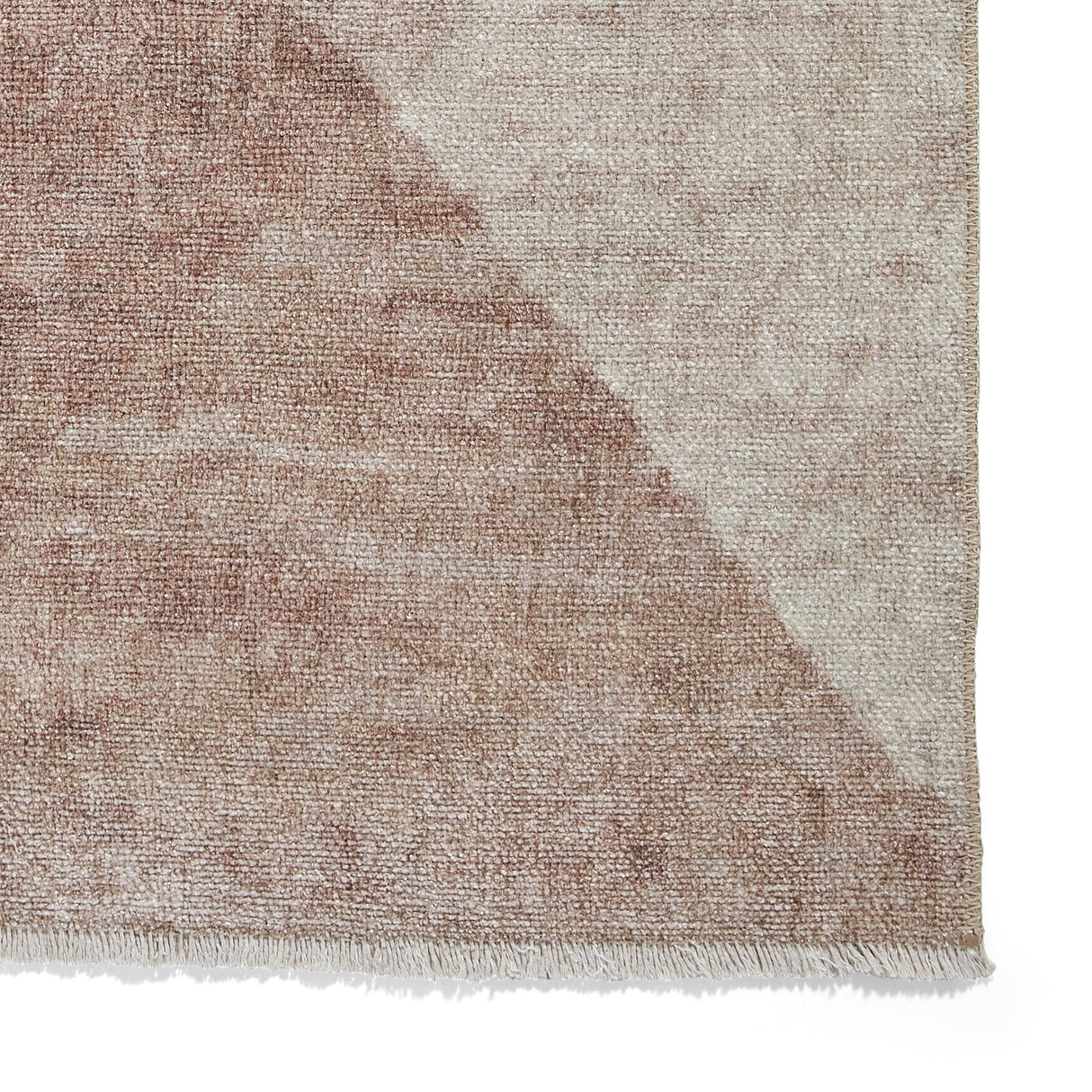 Whisper H1065 Beige/Brown Modern Washable Rug