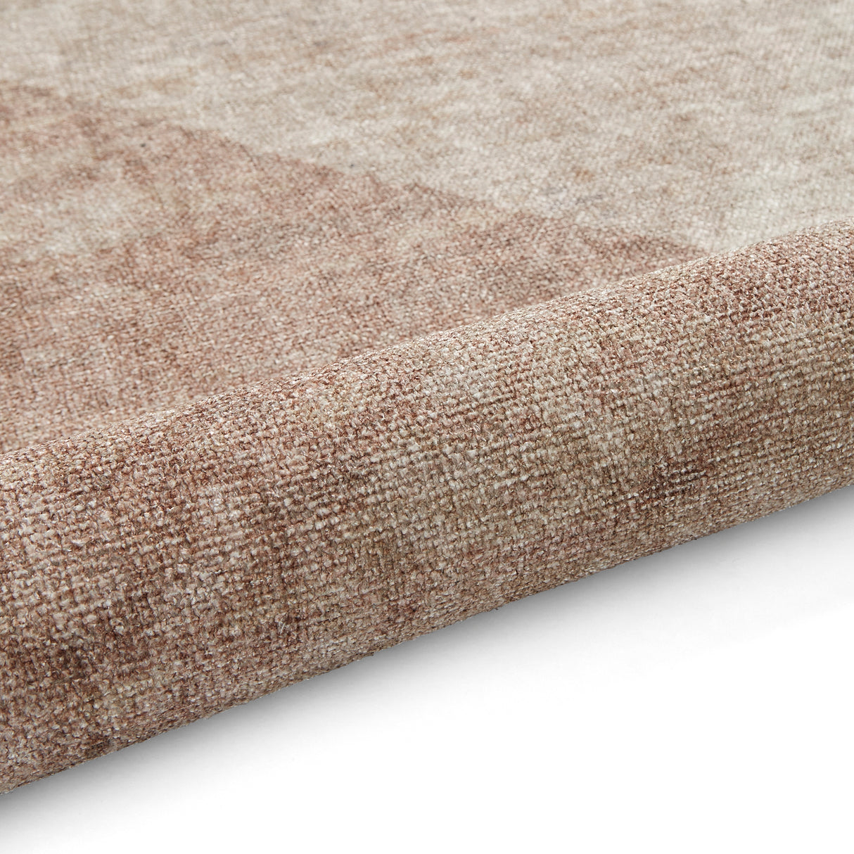 Whisper H1065 Beige/Brown Modern Washable Rug